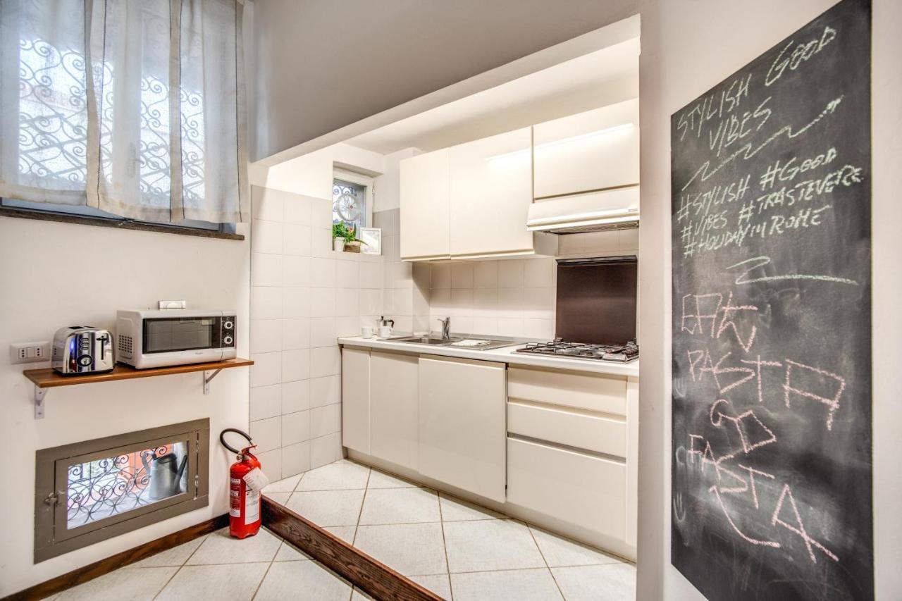 Trastevere - Stylish Good Vibes Apartment โรม ภายนอก รูปภาพ