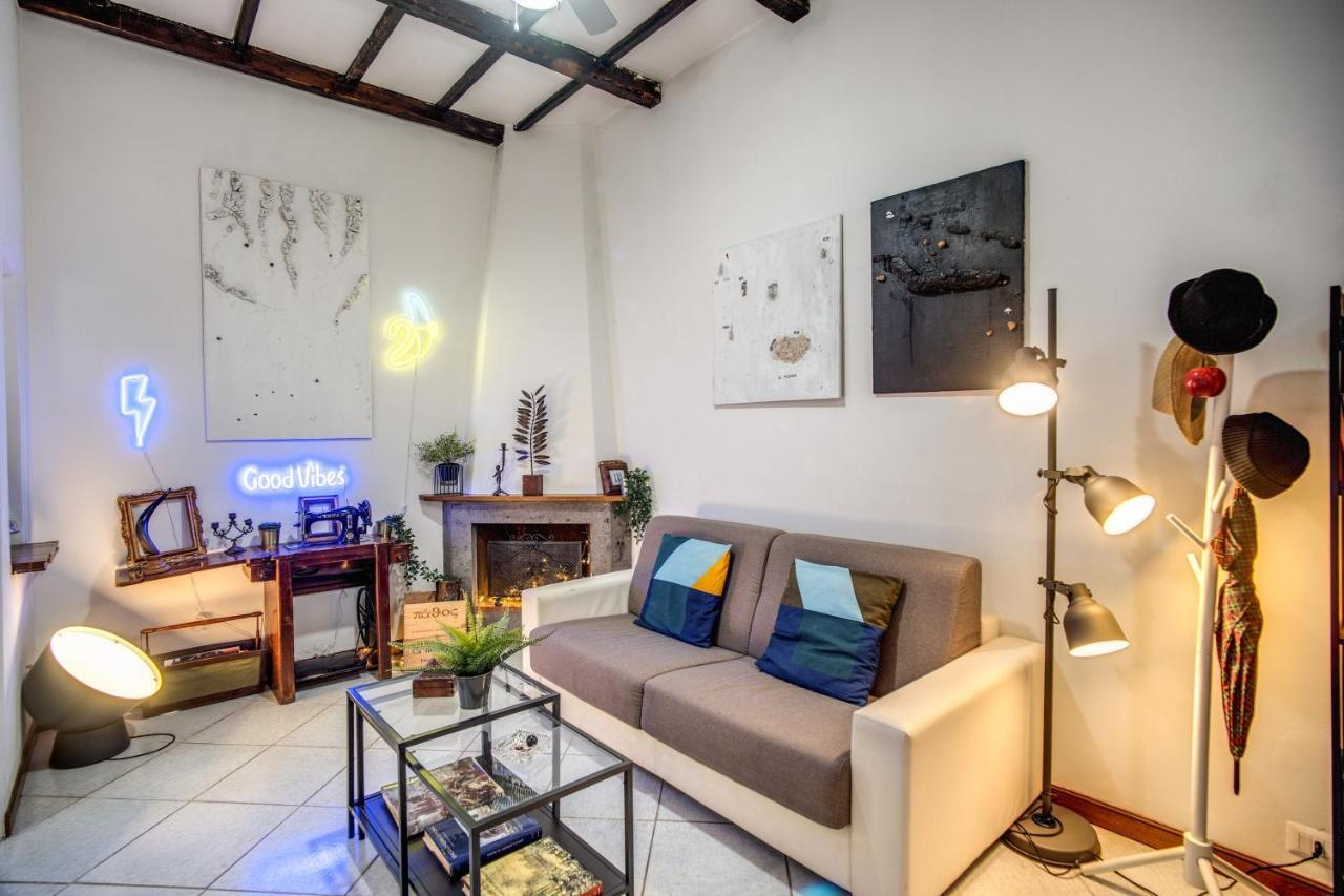 Trastevere - Stylish Good Vibes Apartment โรม ภายนอก รูปภาพ